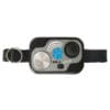 A belt with a remote control attached to it.